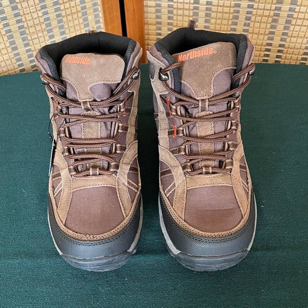 NEW Northside Kid's Rampart Mid Waterproof Boots - Medium Brown, Boy's Size 5